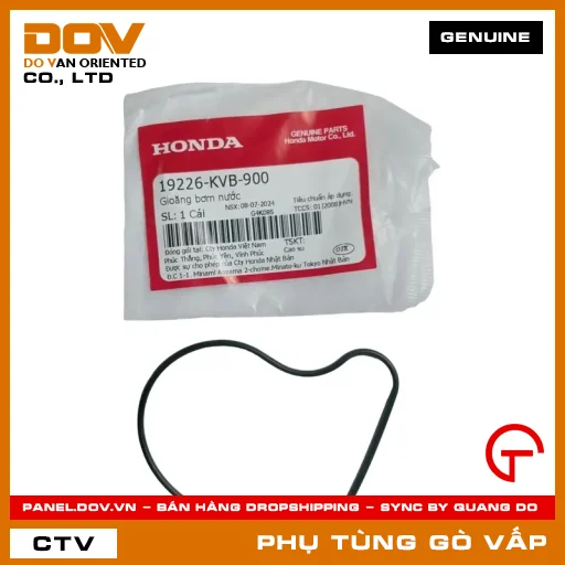 GIOĂNG (RON) BƠM NƯỚC MÃ PHỤ TÙNG 19226KVB900 — 19226KVB900
