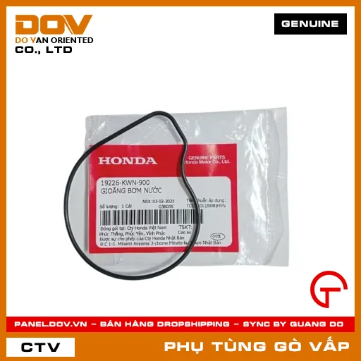 GIOĂNG (RON) BƠM NƯỚC MÃ PHỤ TÙNG 19226KWN900 — 19226KWN900