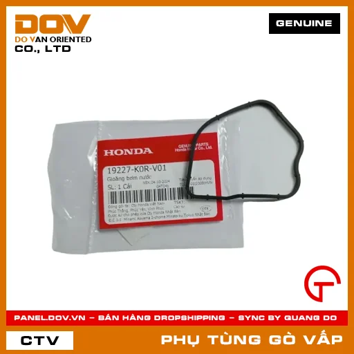 GIOĂNG (RON) BƠM NƯỚC MÃ PHỤ TÙNG 19227K0RV01 — 19227K0RV01