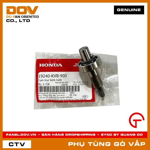 CỤM TRỤC BƠM NƯỚC MÃ PHỤ TÙNG 19240KVB900 — 19240KVB900