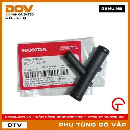 ĐẦU NỐI 3 CHẠC MÃ PHỤ TÙNG 19507KVB900 — 19507KVB900