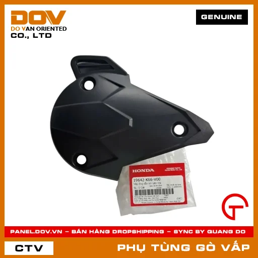 NẮP ỐNG DẪN KHÍ BÊN TRÁI MÃ PHỤ TÙNG 19642K66V00 — 19642K66V00