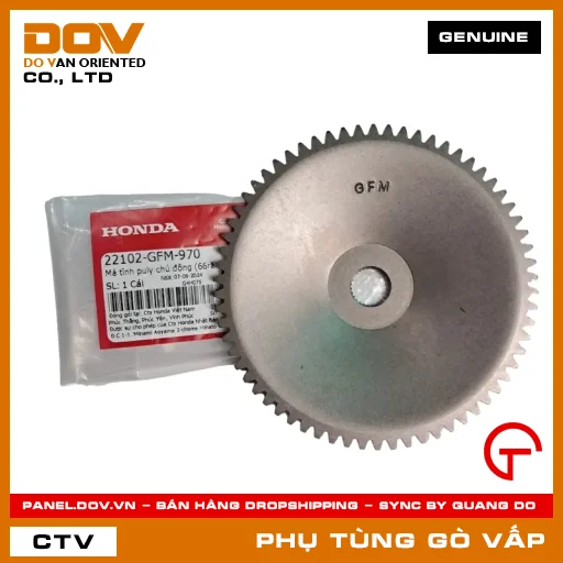 MÁ TĨNH PULY CHỦ ĐỘNG (66RĂNG) MÃ PHỤ TÙNG 22102GFM970 — 22102GFM970