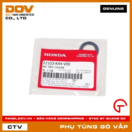 BẠC ĐỆM 21X24X8 MÃ PHỤ TÙNG 22103K44V00 — 22103K44V00