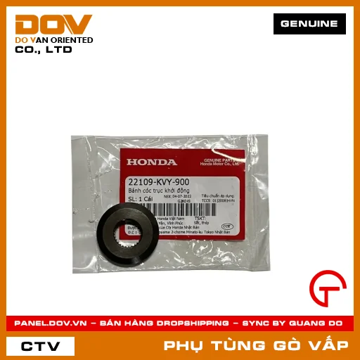 BÁNH CÓC TRỤC KHỞI ĐỘNG (ĐỀ) MÃ PHỤ TÙNG 22109KVY900 — 22109KVY900