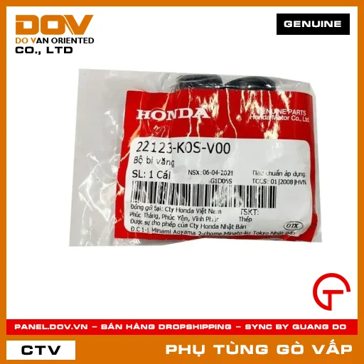 BỘ BI VĂNG MÃ PHỤ TÙNG 22123K0SV00 — 22123K0SV00