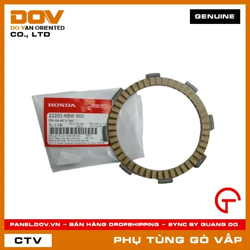 ĐĨA MA SÁT LY HỢP MÃ PHỤ TÙNG 22201KBW900 — 22201KBW900