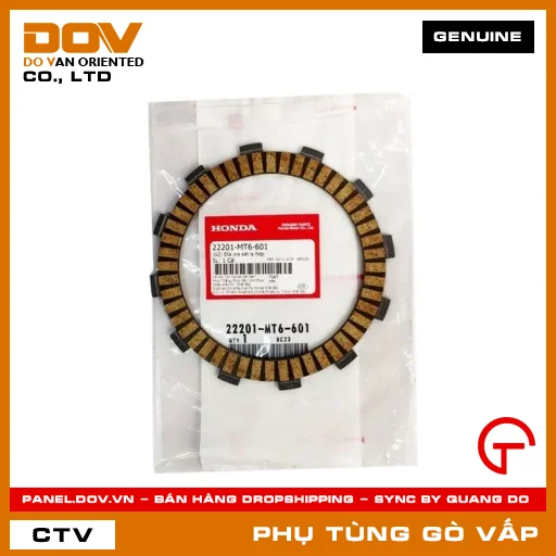 (G2) ĐĨA MA SÁT LY HỢP MÃ PHỤ TÙNG 22201MT6601 — 22201MT6601
