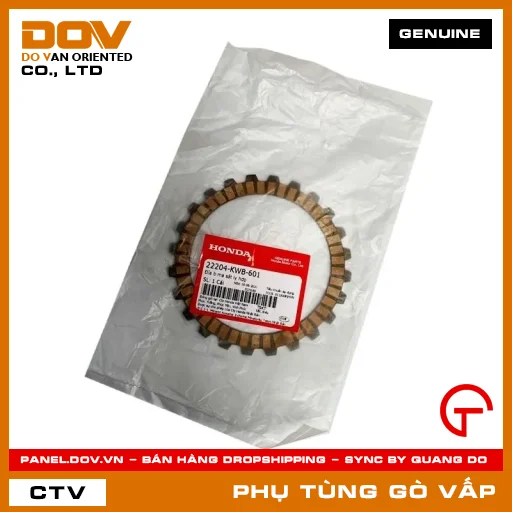ĐĨA B MA SÁT LY HỢP MÃ PHỤ TÙNG 22204KWB601 — 22204KWB601