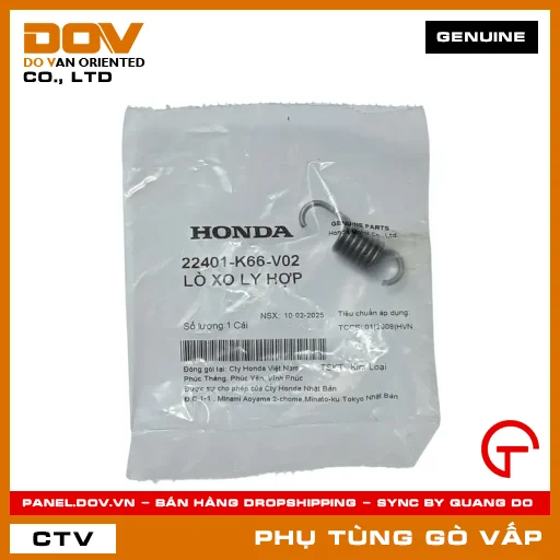 LÒ XO LY HỢP MÃ PHỤ TÙNG 22401K66V02 — 22401K66V02