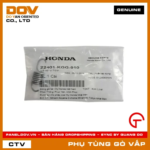 LÒ XO LY HỢP MÃ PHỤ TÙNG 22401KGG910 — 22401KGG910