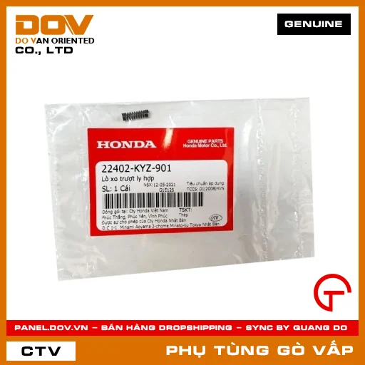 LÒ XO TRƯỢT LY HỢP MÃ PHỤ TÙNG 22402KYZ901 — 22402KYZ901