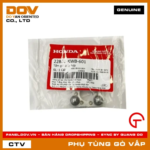 TẤM GIỮ BI LY HỢP MÃ PHỤ TÙNG 22860KWB601 — 22860KWB601