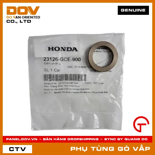 ĐỆM PHẲNG MÃ PHỤ TÙNG 23126GCE900 — 23126GCE900