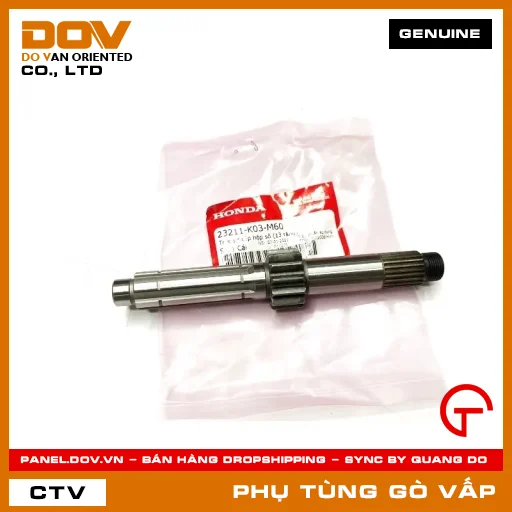 TRỤC SƠ CẤP HỘP SỐ (13 RĂNG) MÃ PHỤ TÙNG 23211K03M60 — 23211K03M60