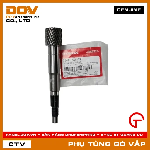 TRỤC SƠ CẤP (18 RĂNG) MÃ PHỤ TÙNG 23411KZL930 — 23411KZL930
