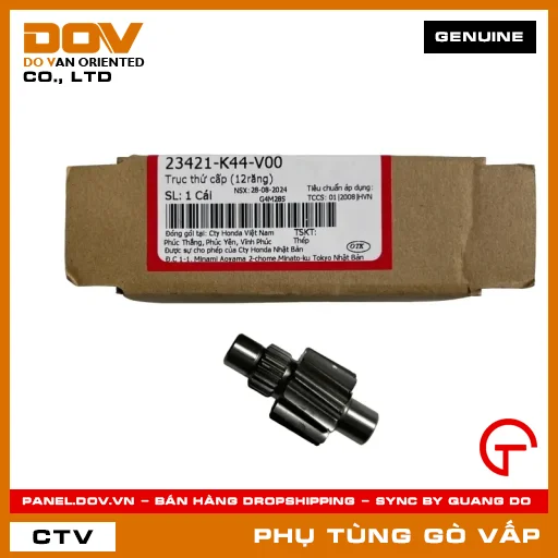 TRỤC THỨ CẤP (12RĂNG) MÃ PHỤ TÙNG 23421K44V00 — 23421K44V00