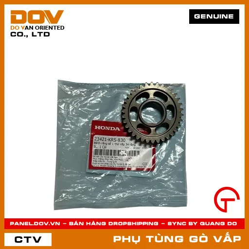 BÁNH RĂNG SỐ 1 THỨ CẤP 34 RĂNG MÃ PHỤ TÙNG 23421KRS830 — 23421KRS830