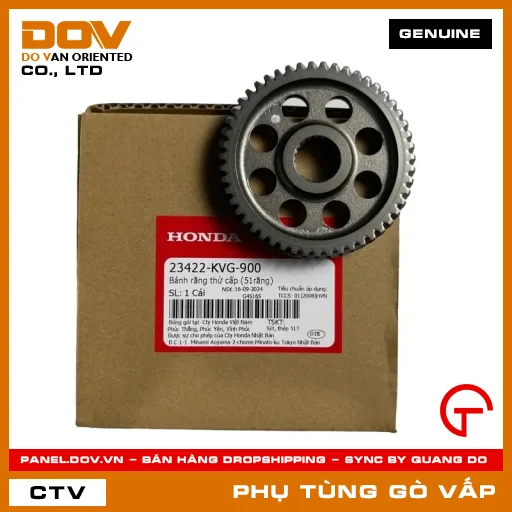 BÁNH RĂNG THỨ CẤP (51RĂNG) MÃ PHỤ TÙNG 23422KVG900 — 23422KVG900