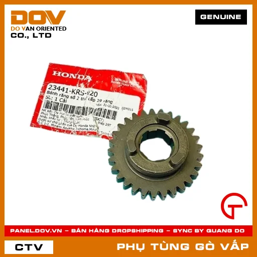 BÁNH RĂNG SỐ 2 THỨ CẤP 29 RĂNG MÃ PHỤ TÙNG 23441KRS920 — 23441KRS920