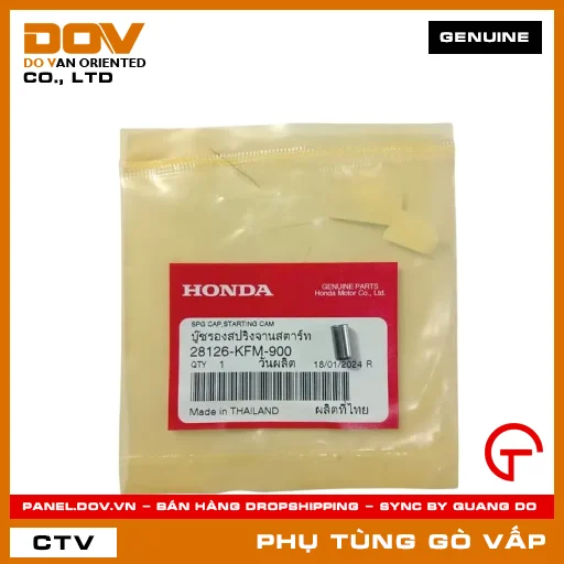 CHỤP LÒ XO ĐẨY BI KHỞI ĐỘNG (ĐỀ) MÃ PHỤ TÙNG 28126KFM900 — 28126KFM900