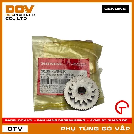 BÁNH RĂNG KHỞI ĐỘNG (ĐỀ) 55RĂNG/14R MÃ PHỤ TÙNG 28130KWB920 — 28130KWB920