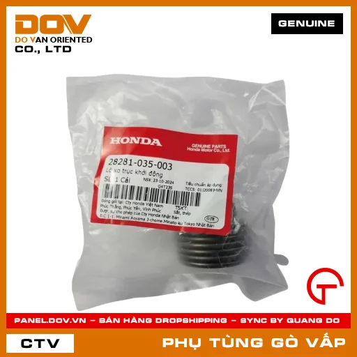 LÒ XO TRỤC KHỞI ĐỘNG (ĐỀ) MÃ PHỤ TÙNG 28281035003 — 28281035003