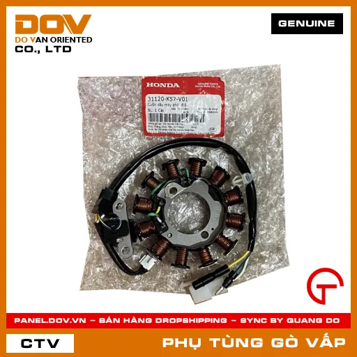 CUỘN DÂY MÁY PHÁT ĐIỆN MÃ PHỤ TÙNG 31120K57V01 — 31120K57V01