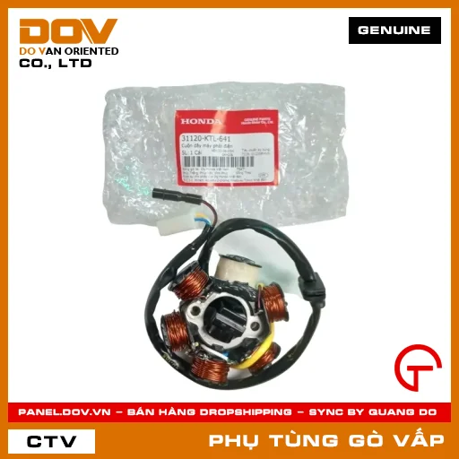 CUỘN DÂY MÁY PHÁT ĐIỆN MÃ PHỤ TÙNG 31120KTL641 — 31120KTL641