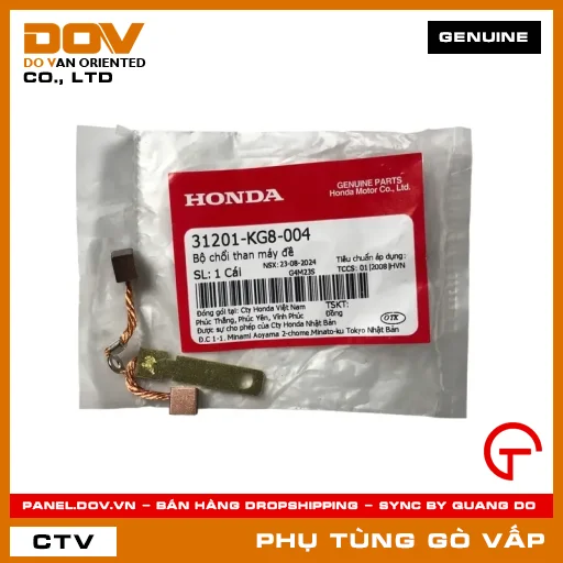 BỘ CHỔI THAN MÁY ĐỀ MÃ PHỤ TÙNG 31201KG8004 — 31201KG8004