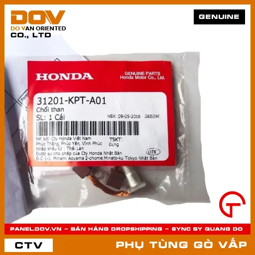 CHỔI THAN MÃ PHỤ TÙNG 31201KPTA01 — 31201KPTA01