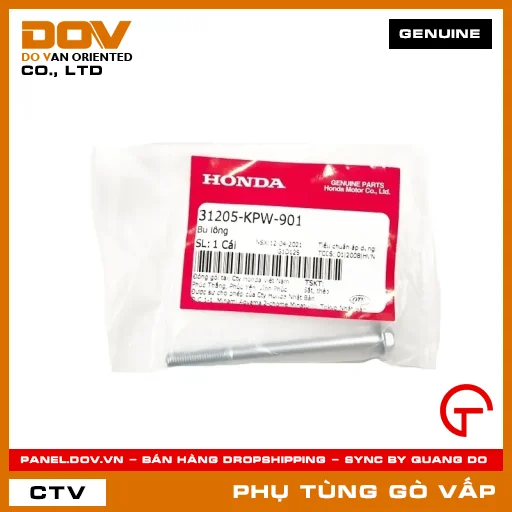 BU LÔNG MÃ PHỤ TÙNG 31205KPW901 — 31205KPW901