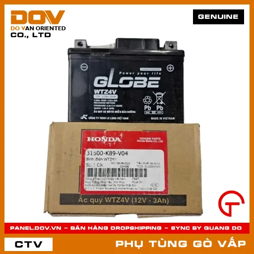 BÌNH ĐIỆN WTZ4V MÃ PHỤ TÙNG 31500K89V04 — 31500K89V04