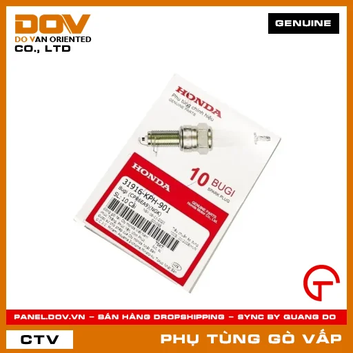 BUGI (CPR6EA9)(NGK) MÃ PHỤ TÙNG 31916KPH901 — 31916KPH901