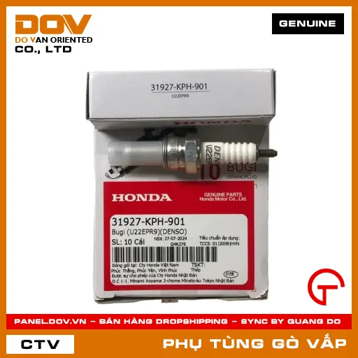 BUGI (U22EPR9)(DENSO) MÃ PHỤ TÙNG 31927KPH901 — 31927KPH901