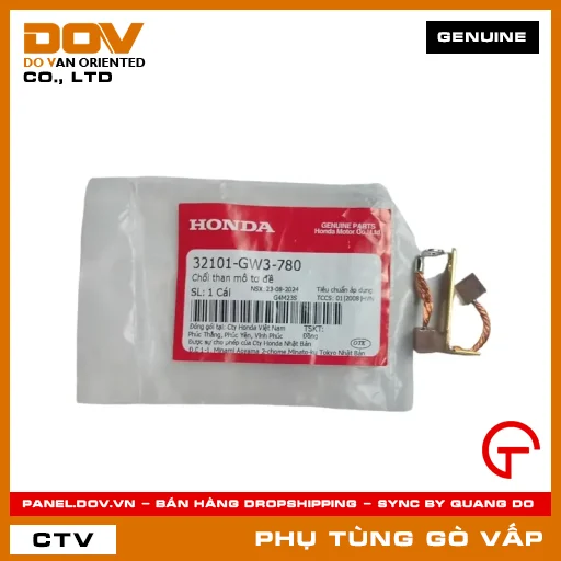 CHỔI THAN MÔ TƠ ĐỀ MÃ PHỤ TÙNG 32101GW3780 — 32101GW3780