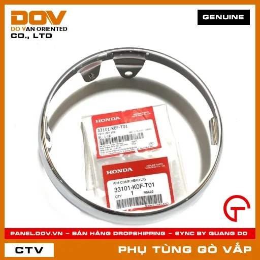 VÀNH ĐÈN PHA MÃ PHỤ TÙNG 33101K0FT01 — 33101K0FT01