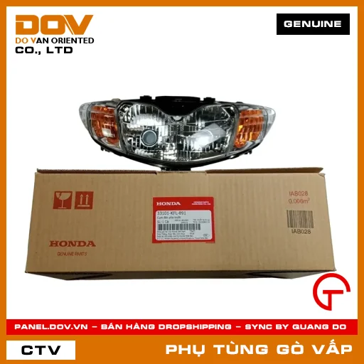 CỤM ĐÈN PHA TRƯỚC MÃ PHỤ TÙNG 33101KFL891 — 33101KFL891