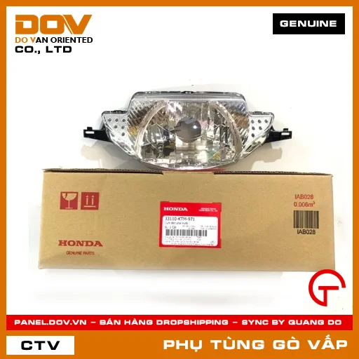 CỤM ĐÈN PHA TRƯỚC MÃ PHỤ TÙNG 33110KTM971 — 33110KTM971
