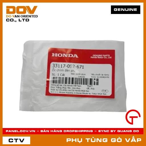 ỐC CHỈNH ĐÈN PHA MÃ PHỤ TÙNG 33117092671 — 33117092671