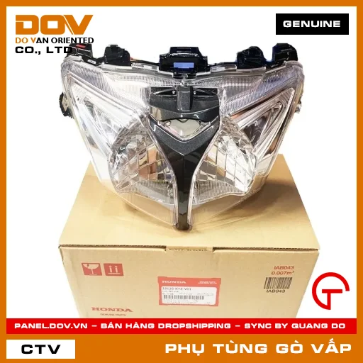 CỤM ĐÈN PHA MÃ PHỤ TÙNG 33120KYZV01 — 33120KYZV01
