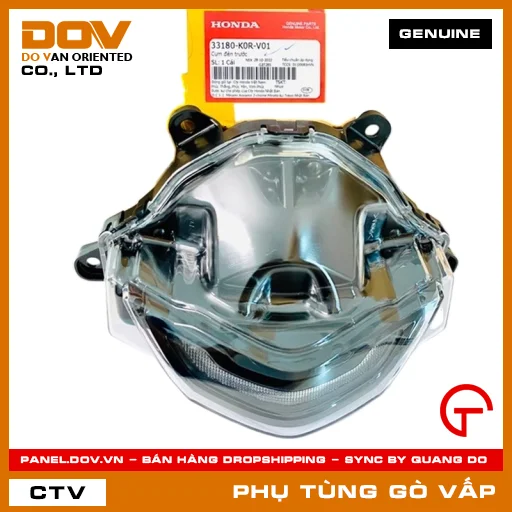 CỤM ĐÈN TRƯỚC MÃ PHỤ TÙNG 33180K0RV01 — 33180K0RV01