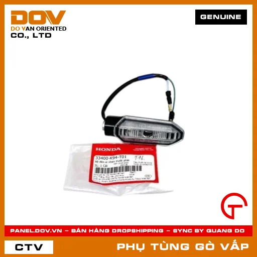 BỘ ĐÈN XI NHAN TRƯỚC PHẢI MÃ PHỤ TÙNG 33400K94T01 — 33400K94T01