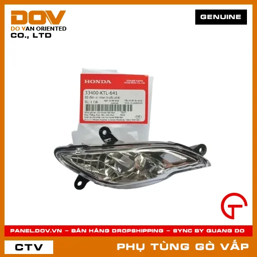 BỘ ĐÈN XI NHAN TRƯỚC PHẢI MÃ PHỤ TÙNG 33400KTL641 — 33400KTL641