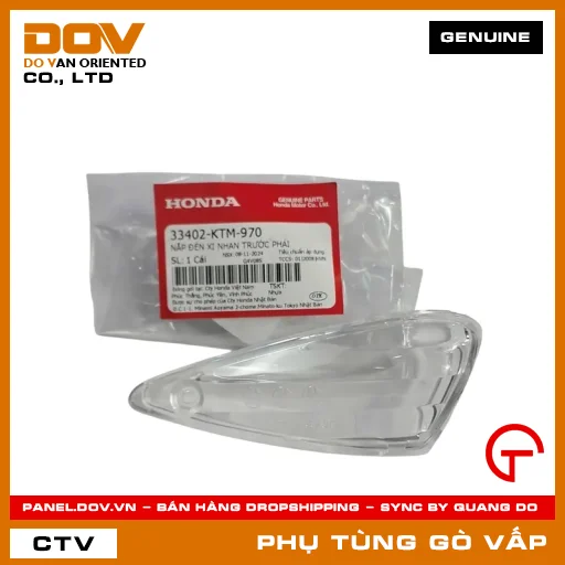 NẮP ĐÈN XI NHAN TRƯỚC PHẢI MÃ PHỤ TÙNG 33402KTM970 — 33402KTM970