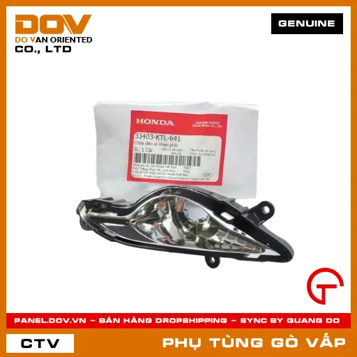 CHÓA ĐÈN XI NHAN PHẢI MÃ PHỤ TÙNG 33403KTL641 — 33403KTL641