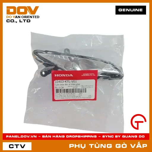CỤM CHÓA ĐÈN XI NHAN PHẢI MÃ PHỤ TÙNG 33403KTLV01 — 33403KTLV01