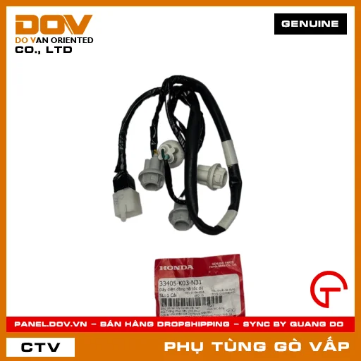 DÂY ĐIỆN ĐÈN XI NHAN MÃ PHỤ TÙNG 33405K03N31 — 33405K03N31