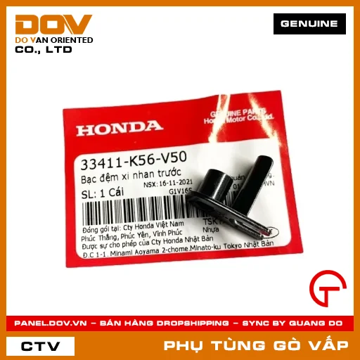 BẠC ĐỆM XI NHAN TRƯỚC MÃ PHỤ TÙNG 33411K56V50 — 33411K56V50