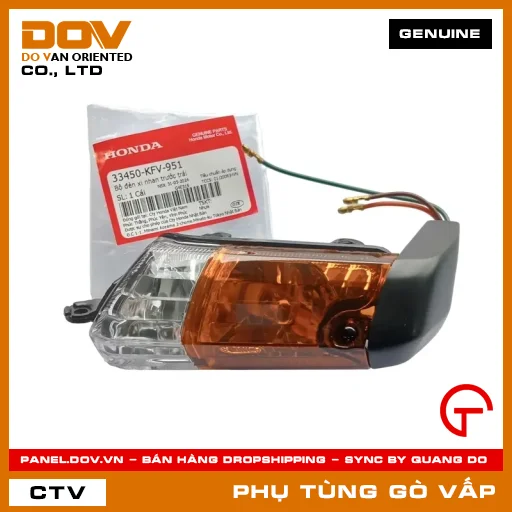 BỘ ĐÈN XI NHAN TRƯỚC TRÁI MÃ PHỤ TÙNG 33450KFV951 — 33450KFV951